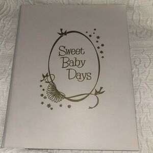 Vintage Sweet Baby Days Baby Record Book Through Baby's First Years Dr Dafoe
